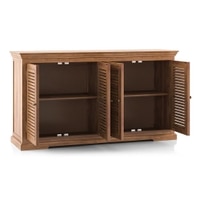 Tuscany Solid Wood Sideboard in Latin American Teak Finish
