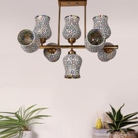 Devansh Dual Black Metal  Wallmounted Lamp With Cotton Black Metal  Shade