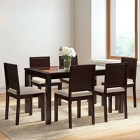 Floyd 6 Seater Dining Table Glass Top With Set Of 6 Oribi Dining Chairs