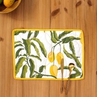 Rasaal Set Of 2 Placemats With Yellow Colour