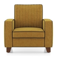 Apollo Neo High Back Sofa (Colour : Ochre, Seating Capacity : 1 Seater, Cushion Type : Hard, Back Height : High Back)
