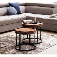 Birxton Solid Wood Nested Tables - Set of 2