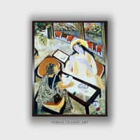 Cup Tea Krishna Canvas Wall Prints Canvas Wall Prints Set of 1 Multicolor Matte