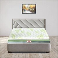Alovera Spa Pillow Top With SRTX Technology 6 Inch Single Size Convoluted Foam Mattress (72X30 Inches), 3-Zone Support, Aloe Vera Treated Fabric, with Memory Foam