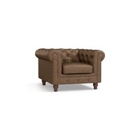 Winchester Essential 1 Seater Fabric Sofa in Mocha Colour