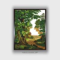 Green Red King Queen Canvas Wall Prints Canvas Wall Prints Set of 1 Multicolor Matte
