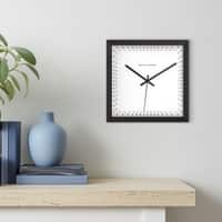 Precision Minute Markers Square Wall Clock