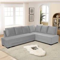 Melo 3 Seater Fold Out Sofa cum Bed  in Grey Colour