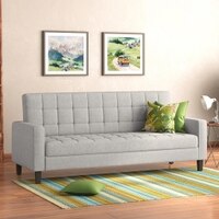 Salford 3 Seater Sofa Cum Bed In Vapour Grey Colour
