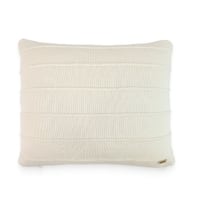 Cairo Natural Cotton Knitted Decorative Cushion Cover 16 x 16 Inches