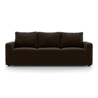 Apollo Sofa (Colour : Chocolate, Cushion : Hard, Back Type : Regular, Seater : 3+1+1)