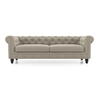 Winchester Essential 3 Seater Fabric Sofa In Oyster Beige Colour