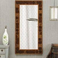 Grove Wooden Blocks Patchwork Wall Mirror