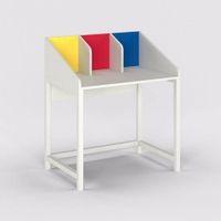 Color Play Study Table - White