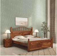 Adams Queen Size Bed Without Storage