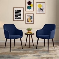 Owen Lounge Chair in  Midnight Blue Colour