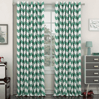 Chevron Door Curtains - Set Of 2