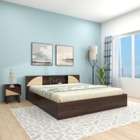 Vida Queen Bed Walnut