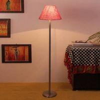 Denzel Pink Cotton Shade Floor Lamp