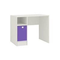 Sonoma Kids Study Desk with Shuttered Cabinet and Open Shelf in Lavender Purple Colour