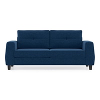 Edward 3 Seater Fabric Sofa in Cobalt Colour