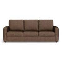 Apollo 3 Seater Fabric Sofa in Mocha Colour
