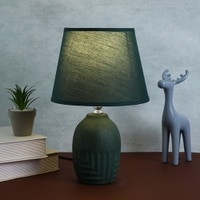 Ceramic Table Lamp Green Timeless Elegant Design