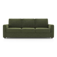 Apollo Sofa (Colour: Moss Green, Cushion: Hard, Sofa Type: Regular, Seating Capacity: 3 Seater, Back Type: Regular)
