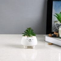 Cozy Bear Ceramic Planter