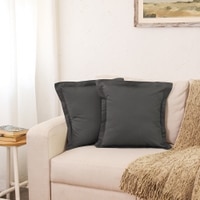 Pepper Set Of 2 Cushion Covers With Grey Colour