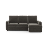 Apollo Sofa (Colour : Smoke, Cushion : Hard, Back Type : High Back, Seating Capacity : Right Aligned 2 Seater + Right Aligned Chaise)
