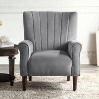 Maxo Accent Chair in Grey Colour
