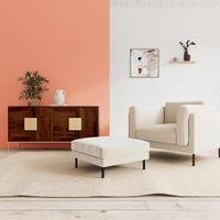 Munich Ottoman Color in Cream