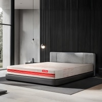 Quboid 3 Zoned NRG Layer Medium Firm Qube Cell Mattress with Zero Motion Transfer (78 x 72 in, 8 Inches)