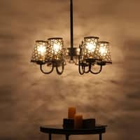 Devansh Solid Wood Electric Wall Light in Multi Colour with Multi Shade Count of 1 Light