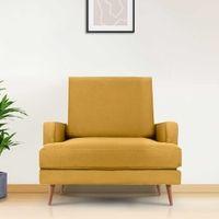 Alife Fabric Sofa (Yellow)