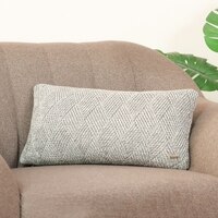 Tagus Ryegrass Knit Cotton Cushion Cover  12X20  Inches