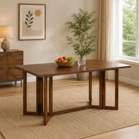 Shri Art 6 Seater Solid Wood Dining Table