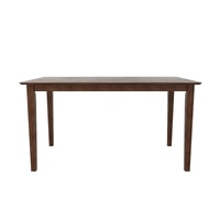 Monterey 6 Seater Dining Set with 1 Bench and 4 Chairs (Rubberwood, Dark Cappuccino Finish)