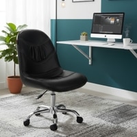 Beautiful Leatherette Dining Chair in Black Colour