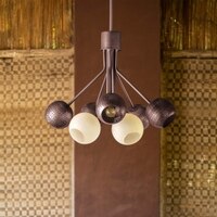 New Soma Copper Handcrafted Hanging Cluster of 10