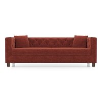 Windsor Sofa Set (Colour : Dark Coral , Seater : 3+2+1)