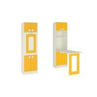 Royale Kids Folding Study Desk cum Bookshelf in Mango Yellow Colour