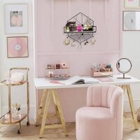 WOODENMOOD Hexa Wall Rack