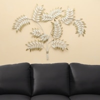 W-Ella Abstract Metal Wall Decor in Multicolor Set of 1
