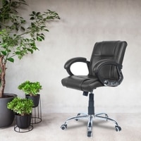Ammoreavolea Mid Back Executive Chair in Black Colour