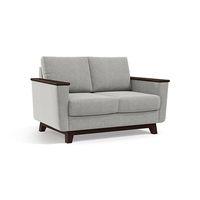 Corby Essential 2 Seater Fabric Sofa in Vapour Grey Colour