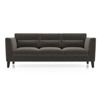 Lewis Sofa (Colour : Smoke Grey, Cushion : Soft, Seater : 3+1+1)