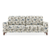 Verona Luxe 3 Seater Fabric Sofa in Adrian Velvet Colour