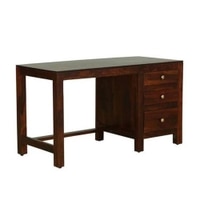 Anne Solid Wood Study Table in Honey Finish